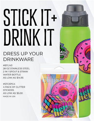 Stickers Add Flair to Drinkware