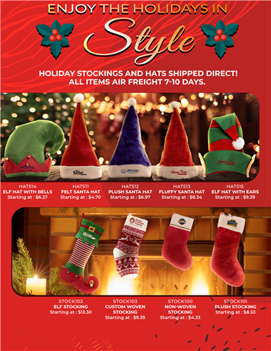 &#39;Tis the Season for Holiday Hats and Stockings