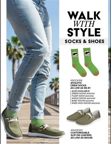 Step Up Your Swag: Custom Branded Socks &amp; Shoes are Here