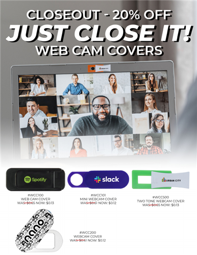 Just Close It! Exclusive Closeout on Webcam Covers