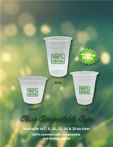 Hot/Cold &amp; Plastic Compostable Cups