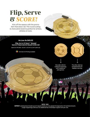 Flip, Serve &amp; SCORE! One Promo Item That Does IT ALL