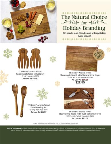 The Natural Choice for Holiday Promos