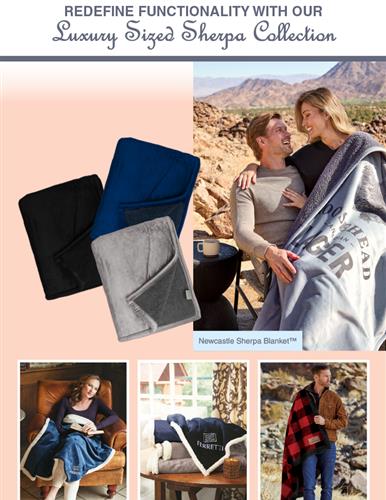 Redefine Functionality With The Luxury Sized Sherpa Collection