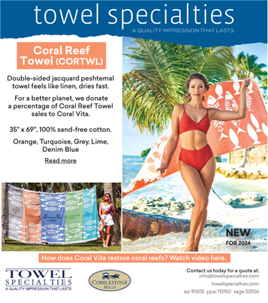 Beach Towels that help restore coral reefs