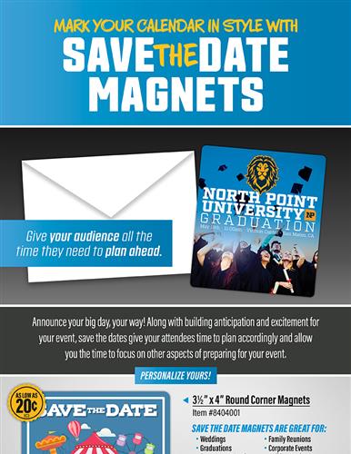 Mark Your Calendar in Style with Save The Date Magnets!
