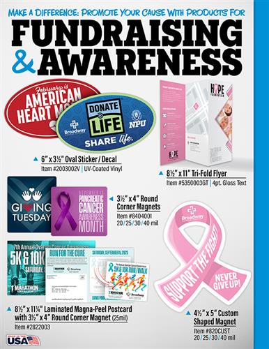 Make a Difference: Promote Your Cause With Products For Fundraising &amp; Awareness