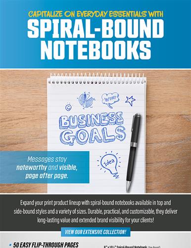 Capitalize on Everyday Essentials with Spiral-Bound Notebooks!