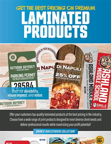 Get the Best Pricing on Premium Laminated Products!