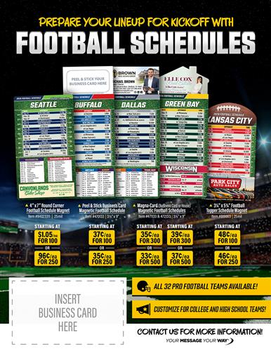 Prepare Your Lineup for Kickoff with Football Schedules!
