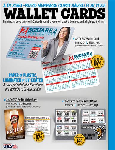 Wallet Cards: Your Pocket-Sized Message for Perfect On-The-Go Marketing!