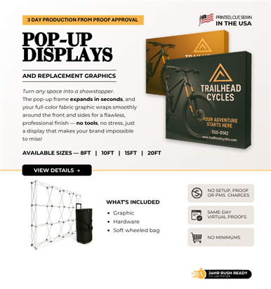Pop-Up Displays and Replacement Graphics Made Easy