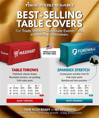 Best-Selling Table Covers — Full Color, Rush Ready 🇺🇸