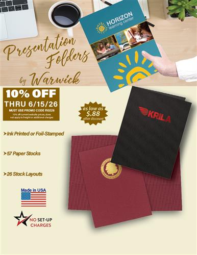 Presentation Folders for Any Event