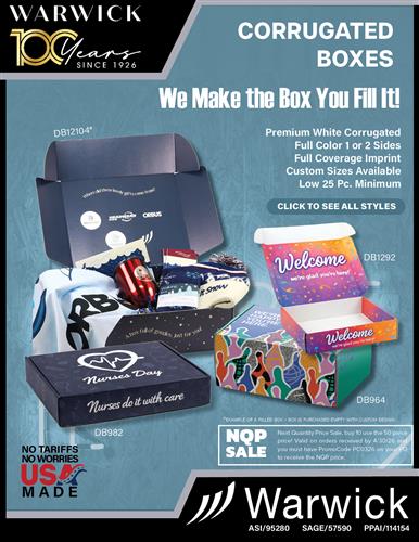 Sale on New Full Color Corrugated Packaging from Warwick