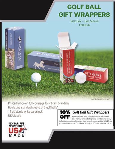 10% Off Golf Event Gift
