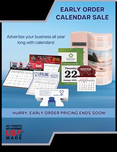 Hurry  Early Order Calendar Pricing Ends Soon
