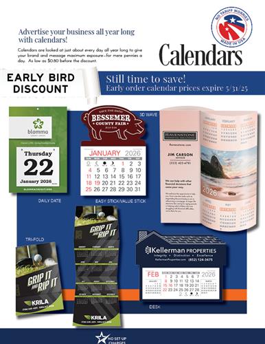 Hurry Early Order Calendar Pricing Ends Soon