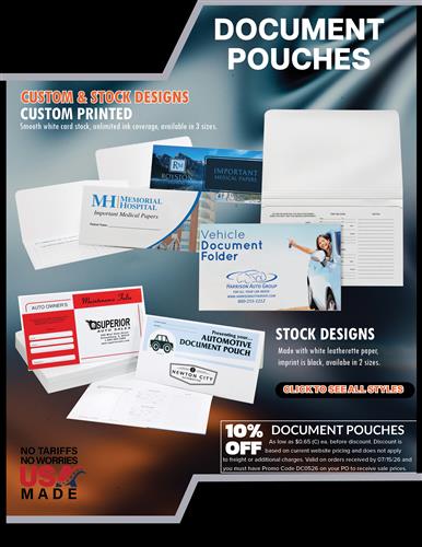 10% Off Budget Priced Document Holders
