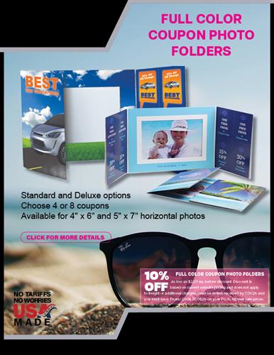 10% Off Low Cost Full Color Coupon Photo Frames