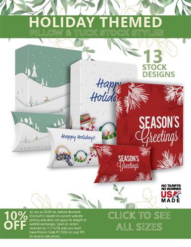 10% Off on Full Color Holiday Packaging