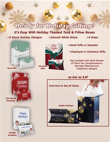 Ready for Holiday Gifting?